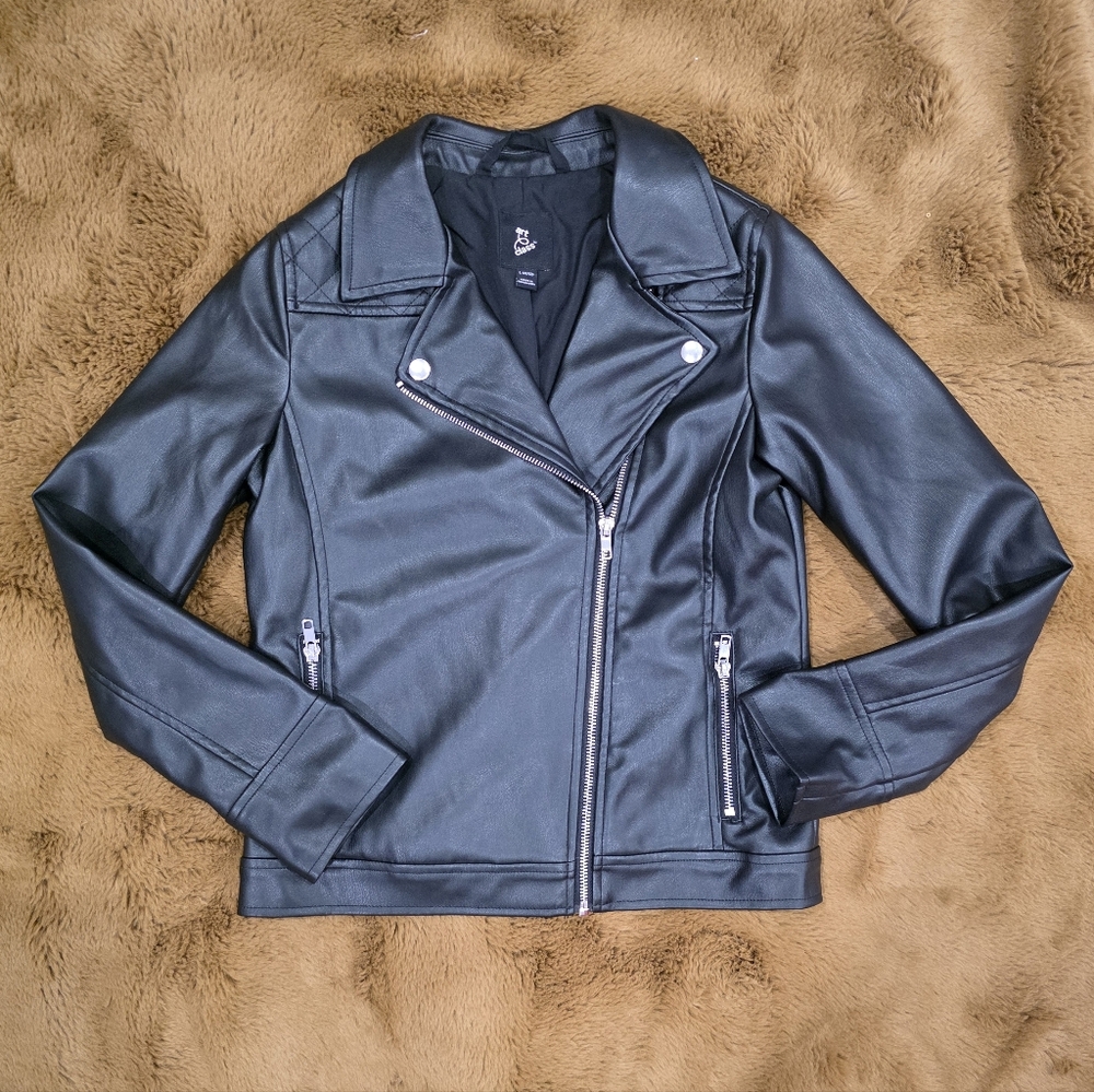 Art Class Black Leather Jacket